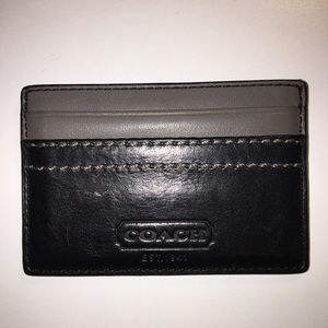 Mens Coach front pocket wallet